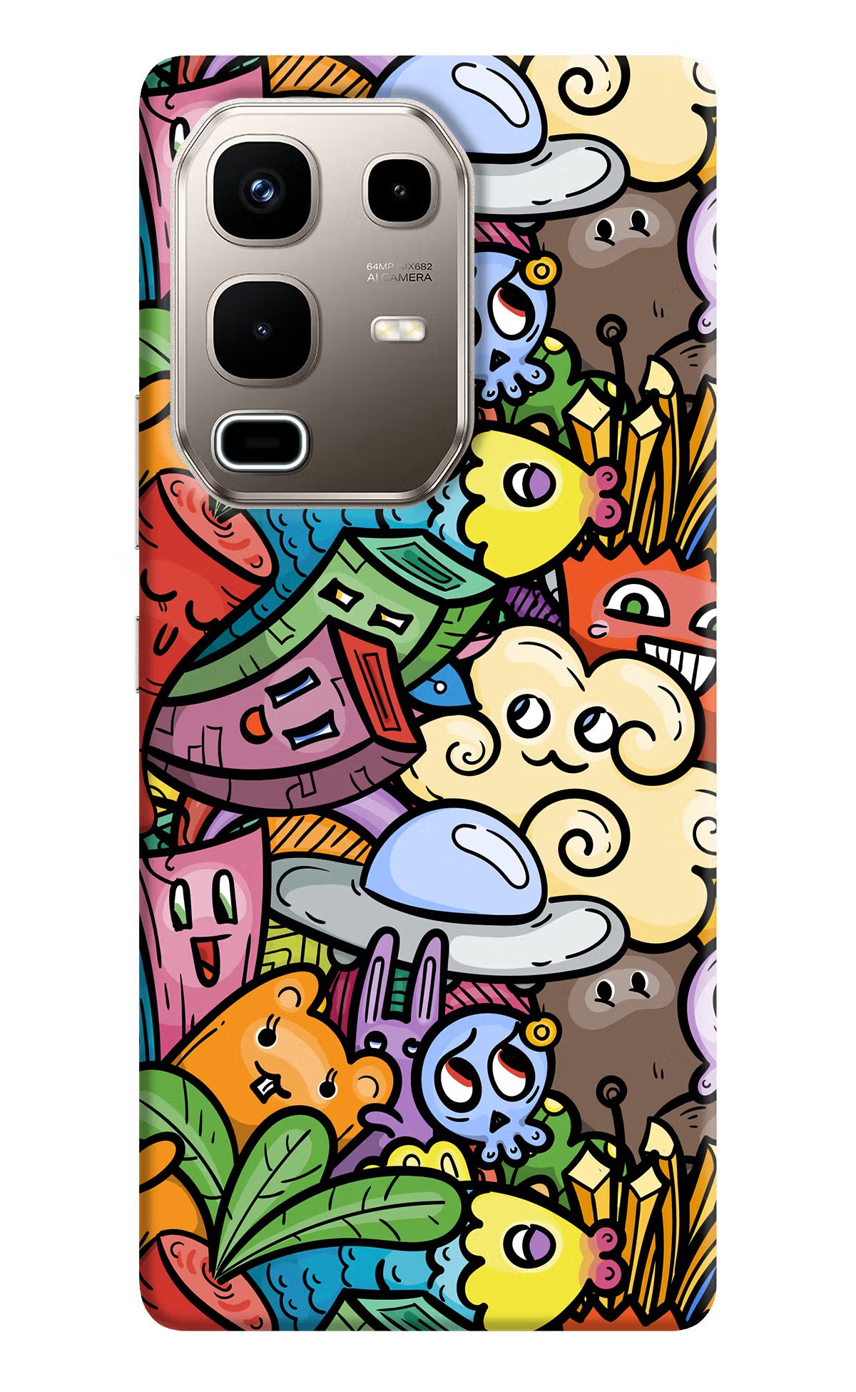 Veggie Doodle Infinix Note 50s 5G Plus Back Cover