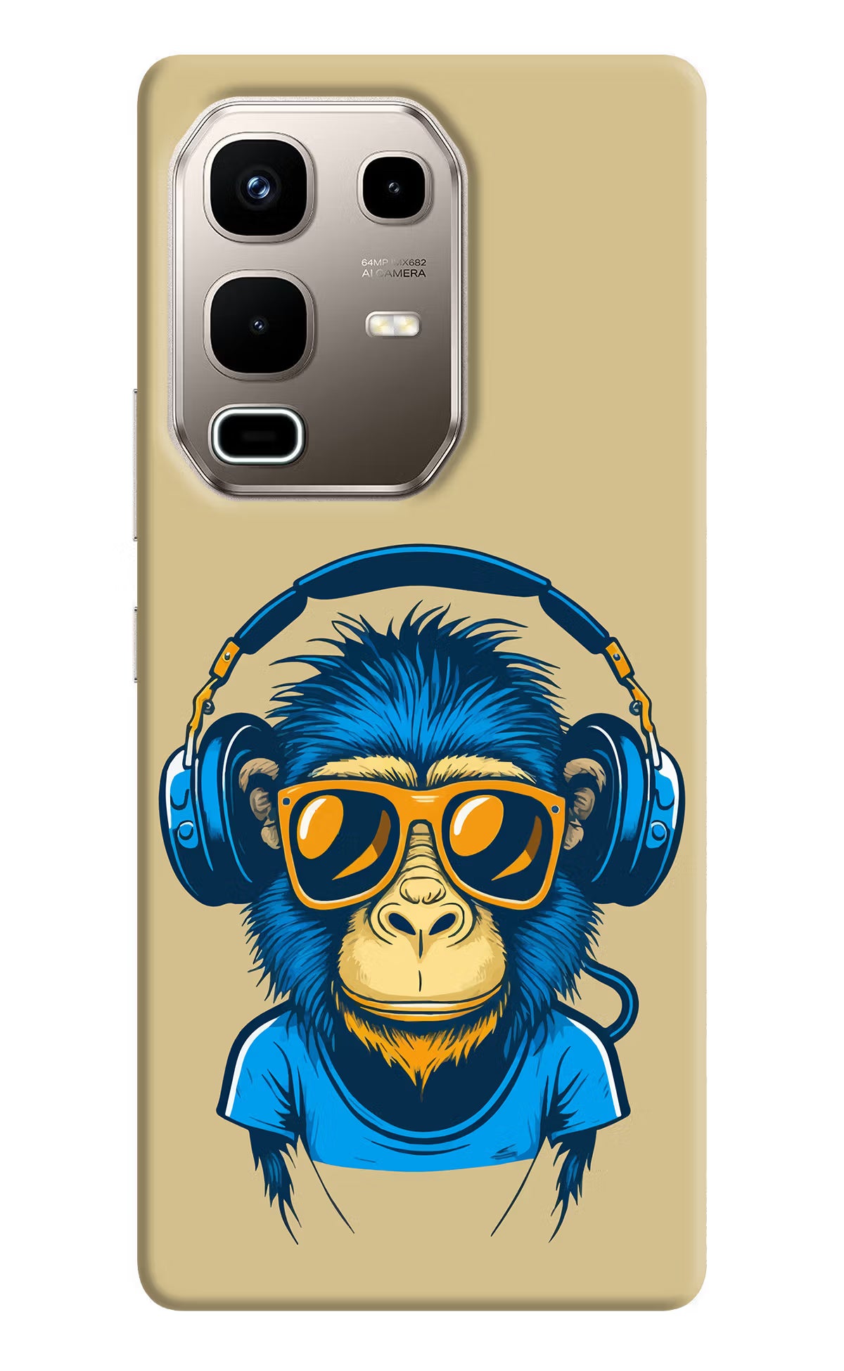 Monkey Headphone Infinix Note 50s 5G Plus Back Cover