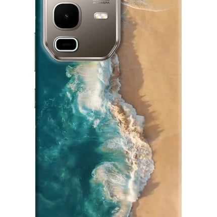Ocean Beach Infinix Note 50s 5G Plus Hard Case Back Cover by Casekaro