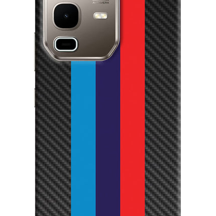 BMW Stripes Pattern Infinix Note 50s 5G Plus Hard Case Back Cover by Casekaro