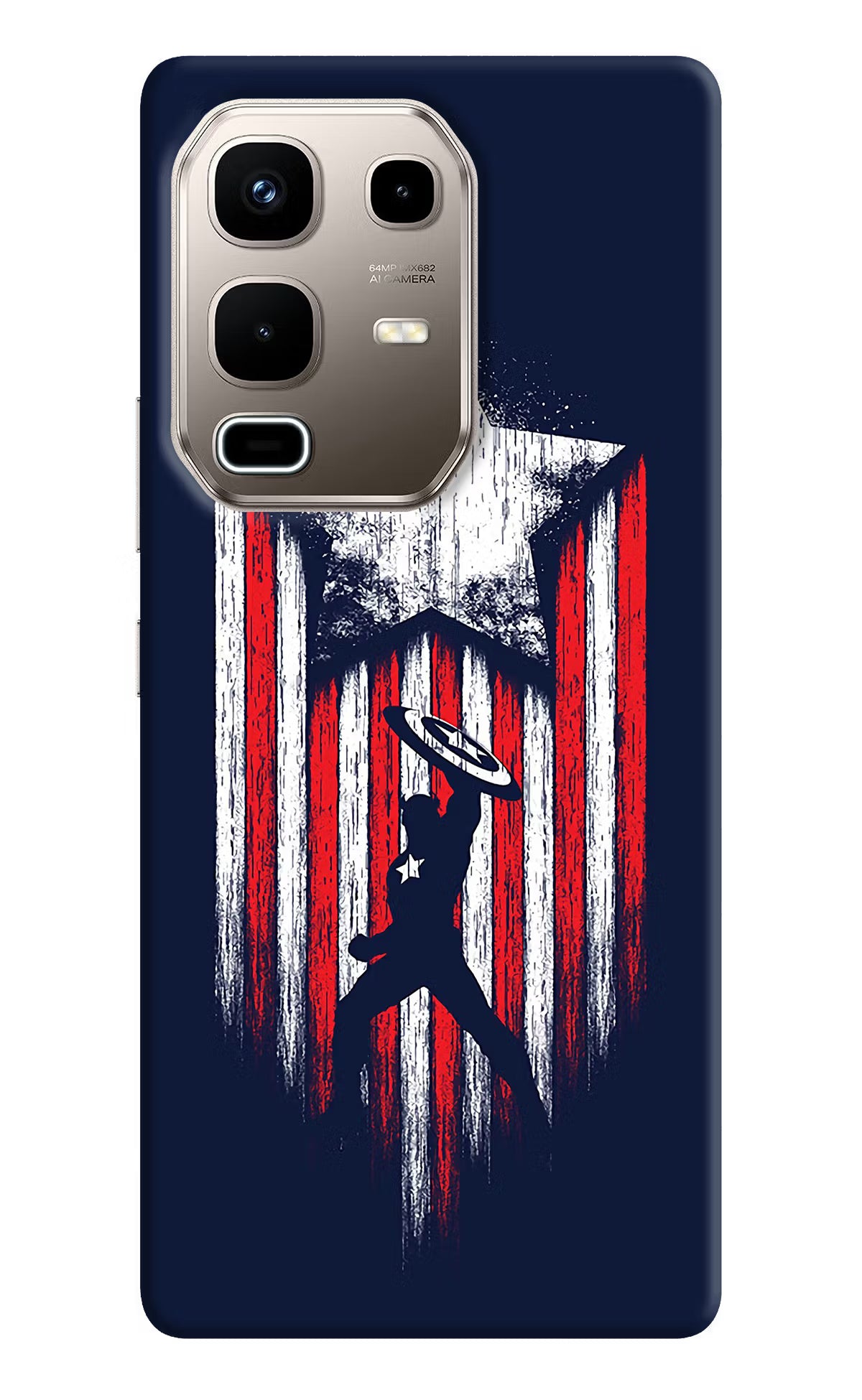 Captain America Marvel Art Infinix Note 50s 5G Plus Back Cover