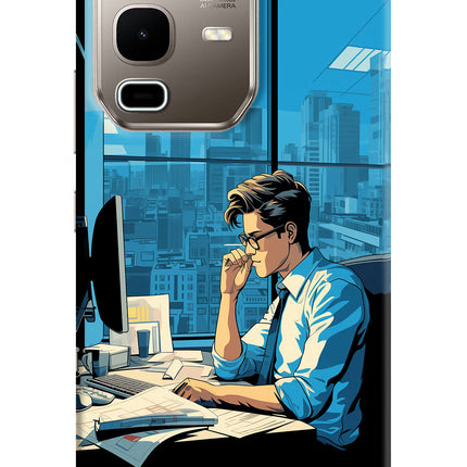Focused Hustler (AI Generated) Infinix Note 50s 5G Plus Hard Case Back Cover by Casekaro