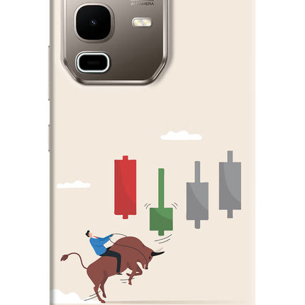 Bull Trading Momentum Infinix Note 50s 5G Plus Hard Case Back Cover by Casekaro