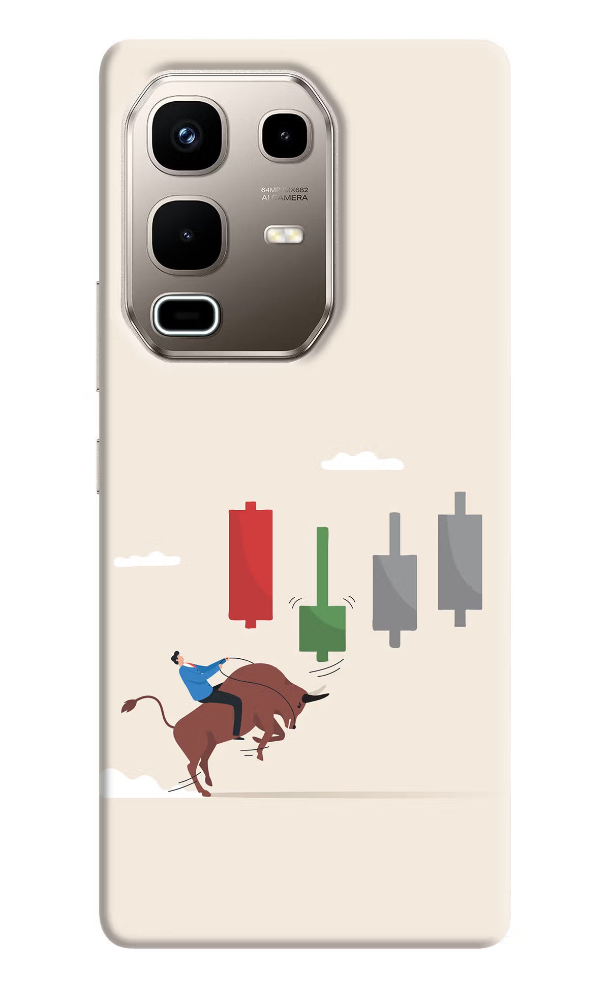 Bull Trading Momentum Infinix Note 50s 5G Plus Back Cover