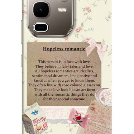 Hopeless Romantic Infinix Note 50s 5G Plus Hard Case Back Cover by Casekaro