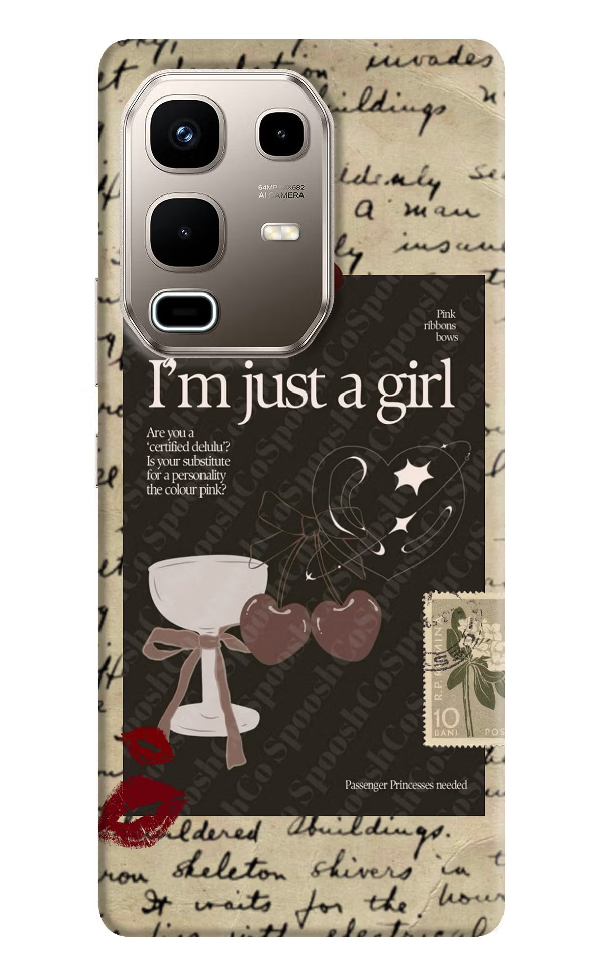 I am just a girl Infinix Note 50s 5G Plus Back Cover
