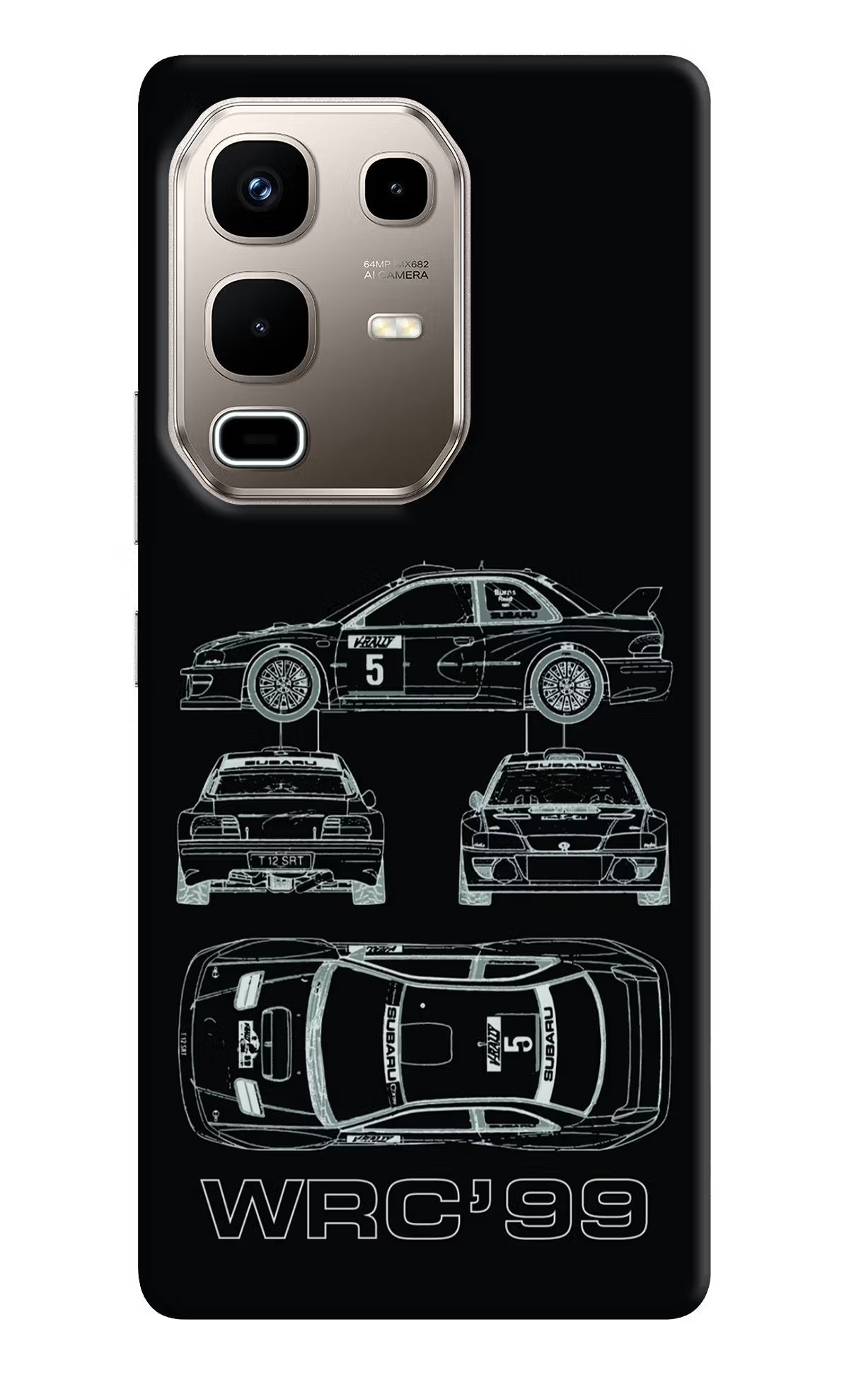 WRC'99 Infinix Note 50s 5G Plus Back Cover
