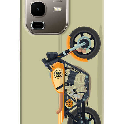 Vertical Speedster Infinix Note 50s 5G Plus Hard Case Back Cover by Casekaro