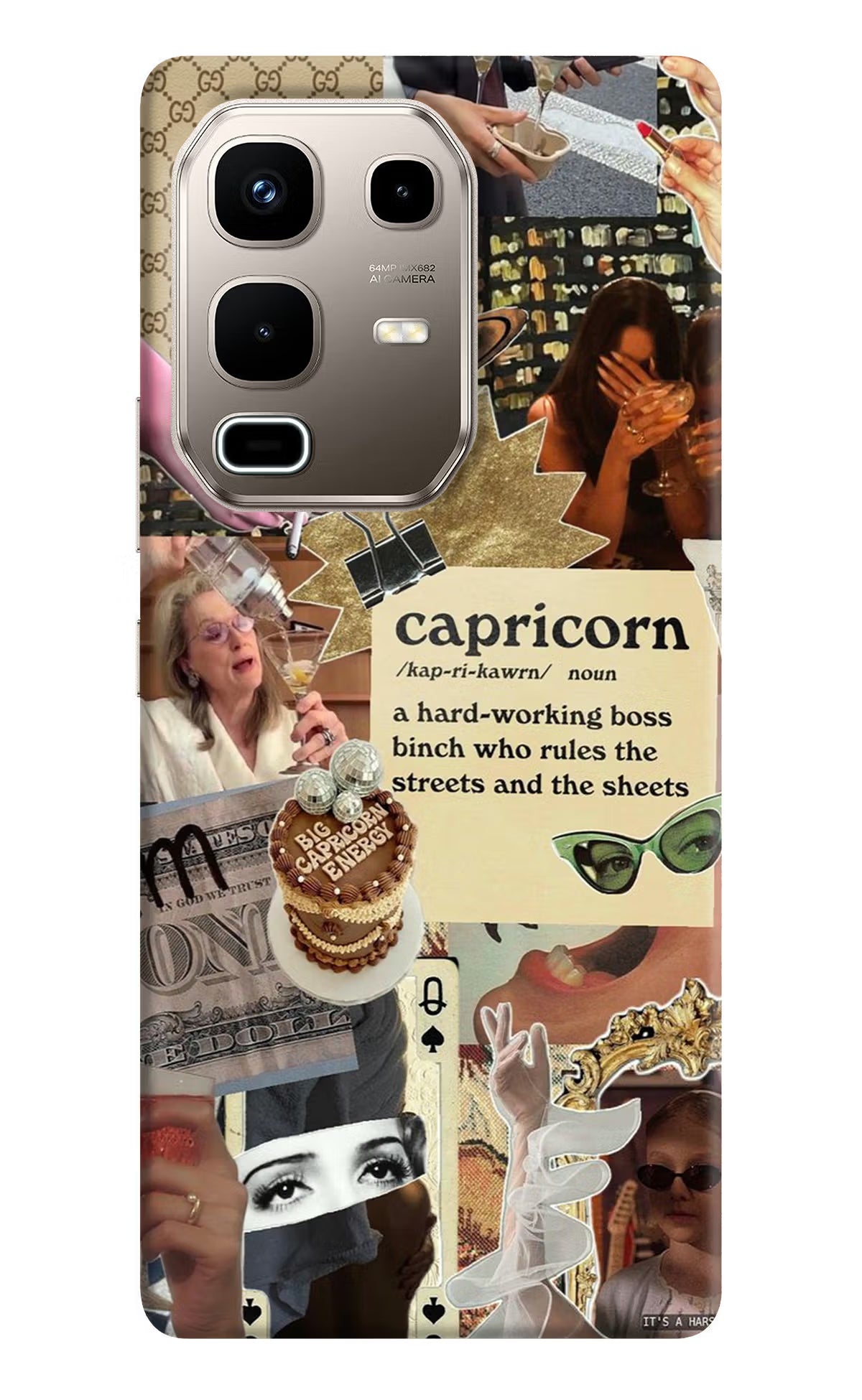 Capricorn Zodiac Infinix Note 50s 5G Plus Back Cover