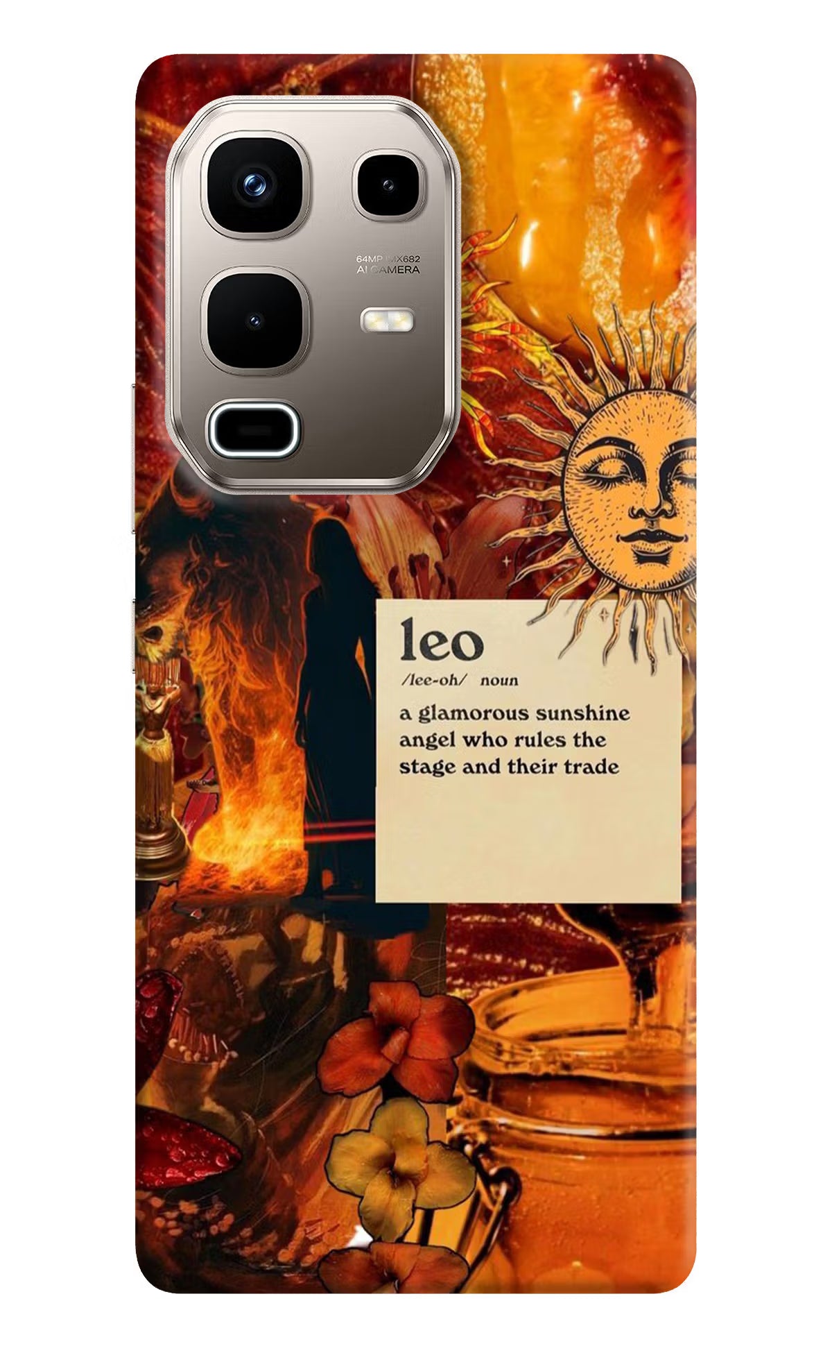 Leo Zodiac Infinix Note 50s 5G Plus Back Cover