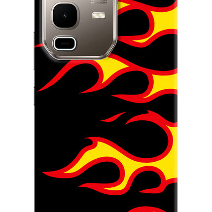 Side Sweep Flames Infinix Note 50s 5G Plus Hard Case Back Cover by Casekaro