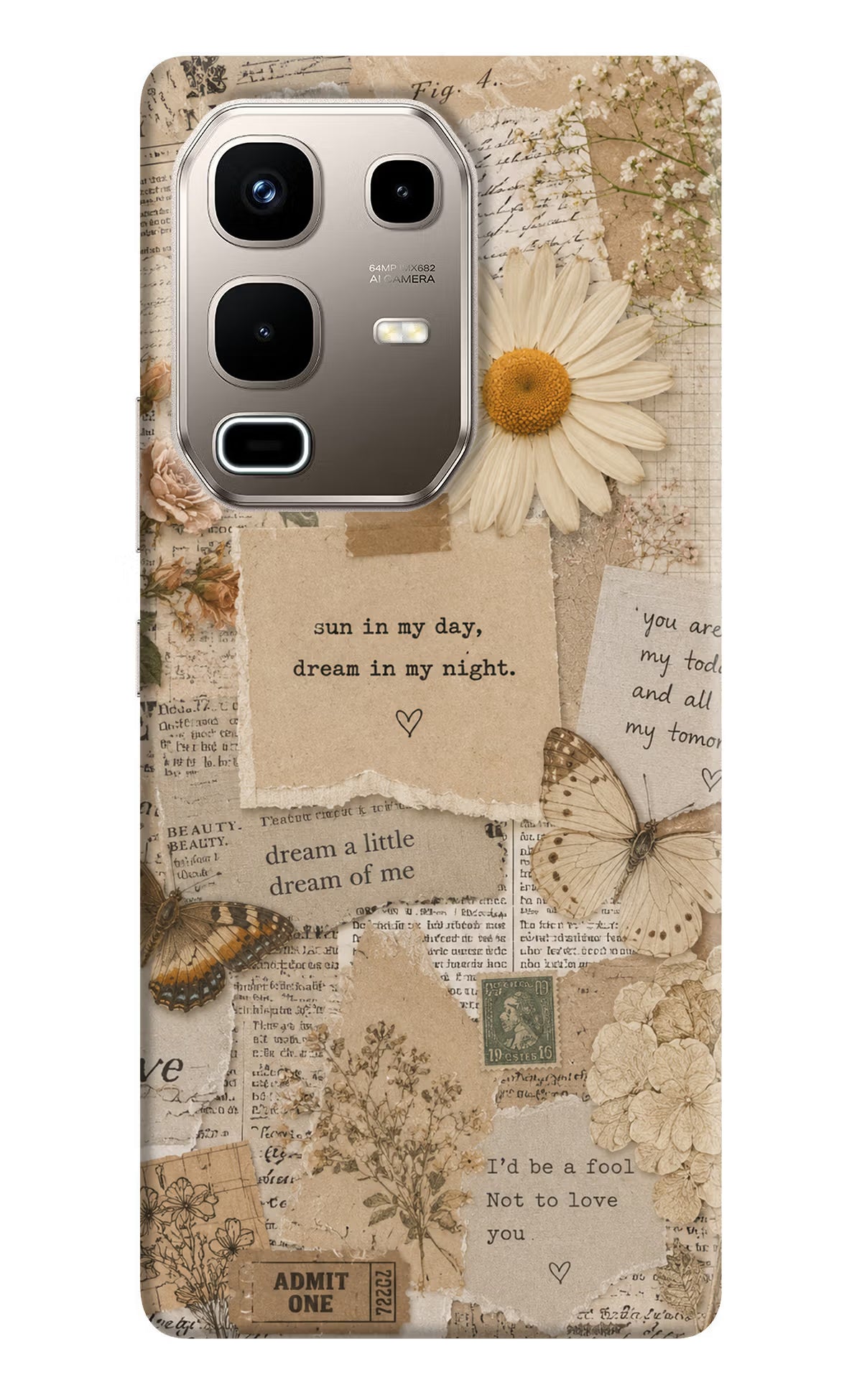 Vintage case Infinix Note 50s 5G Plus Back Cover