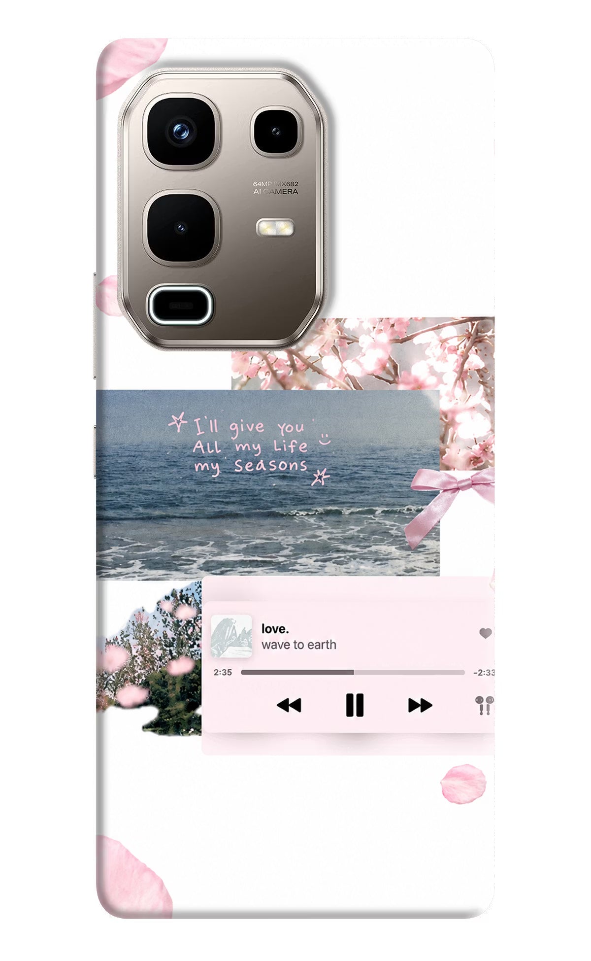 Wave to earth Infinix Note 50s 5G Plus Back Cover
