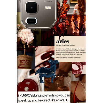 Zodiac Aries Infinix Note 50s 5G Plus Hard Case Back Cover by Casekaro