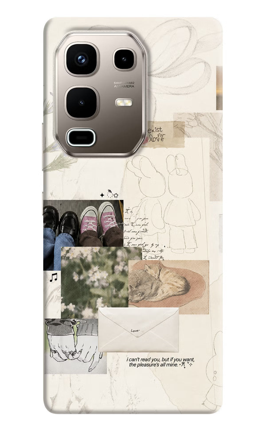 Soft Aesthetic Infinix Note 50s 5G Plus Back Cover, Hard case
