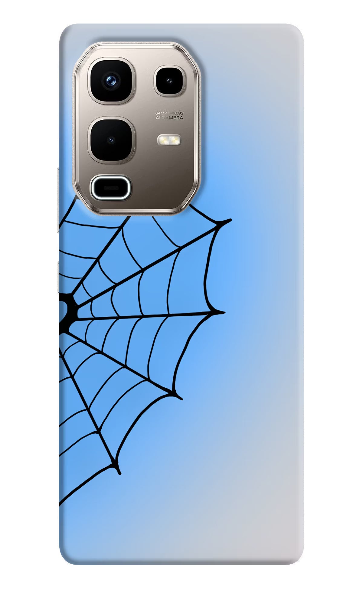 Blue Web Infinix Note 50s 5G Plus Back Cover