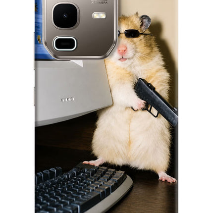 Hacker Hamster Infinix Note 50s 5G Plus Hard Case Back Cover by Casekaro