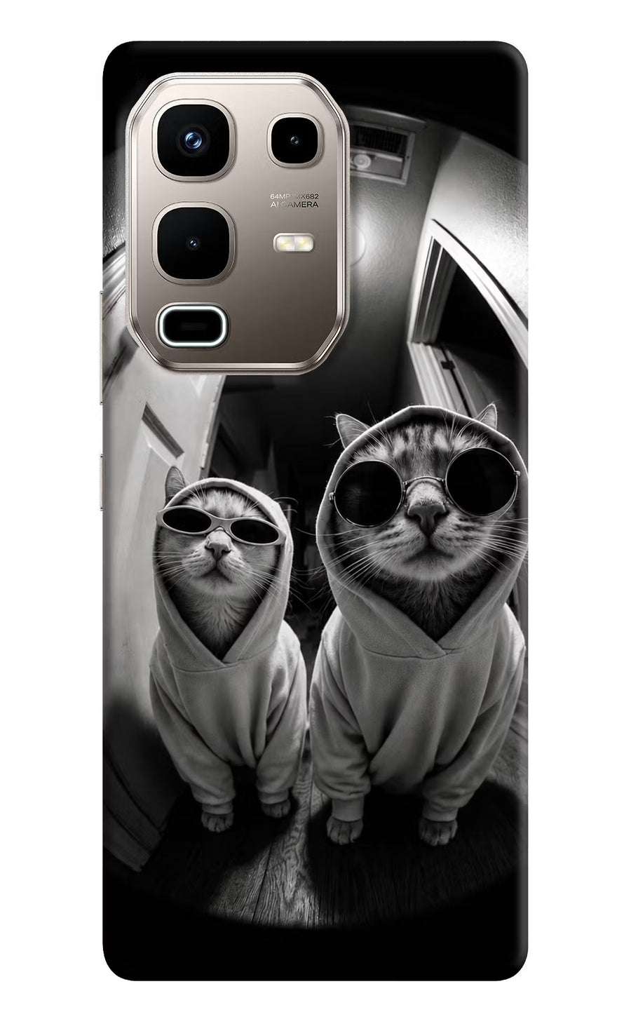 Hood Cats Infinix Note 50s 5G Plus Back Cover, Hard case