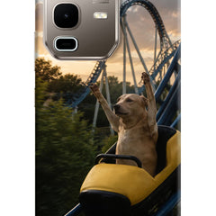 Rollercoaster Dog Infinix Note 50s 5G Plus Hard Case Back Cover by Casekaro