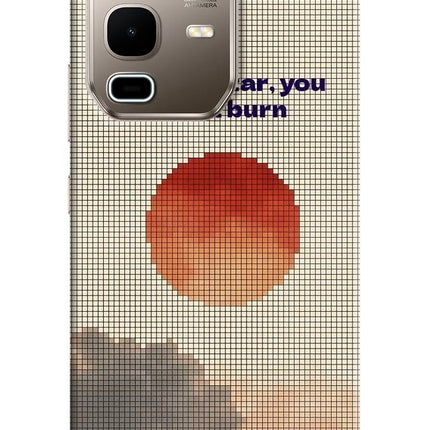 Pixel Sun Infinix Note 50s 5G Plus Hard Case Back Cover by Casekaro