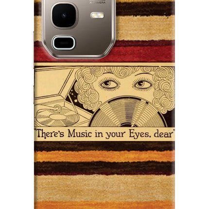 Vinyl Stripes Infinix Note 50s 5G Plus Hard Case Back Cover by Casekaro