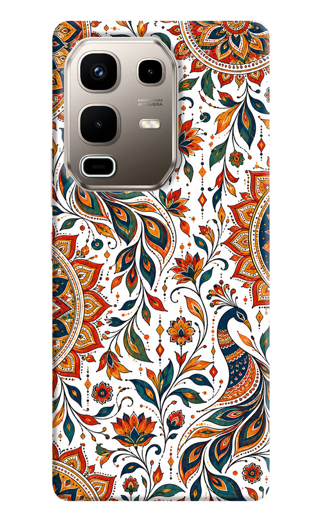 White Mayura Infinix Note 50s 5G Plus Hard Case Back Cover by Casekaro
