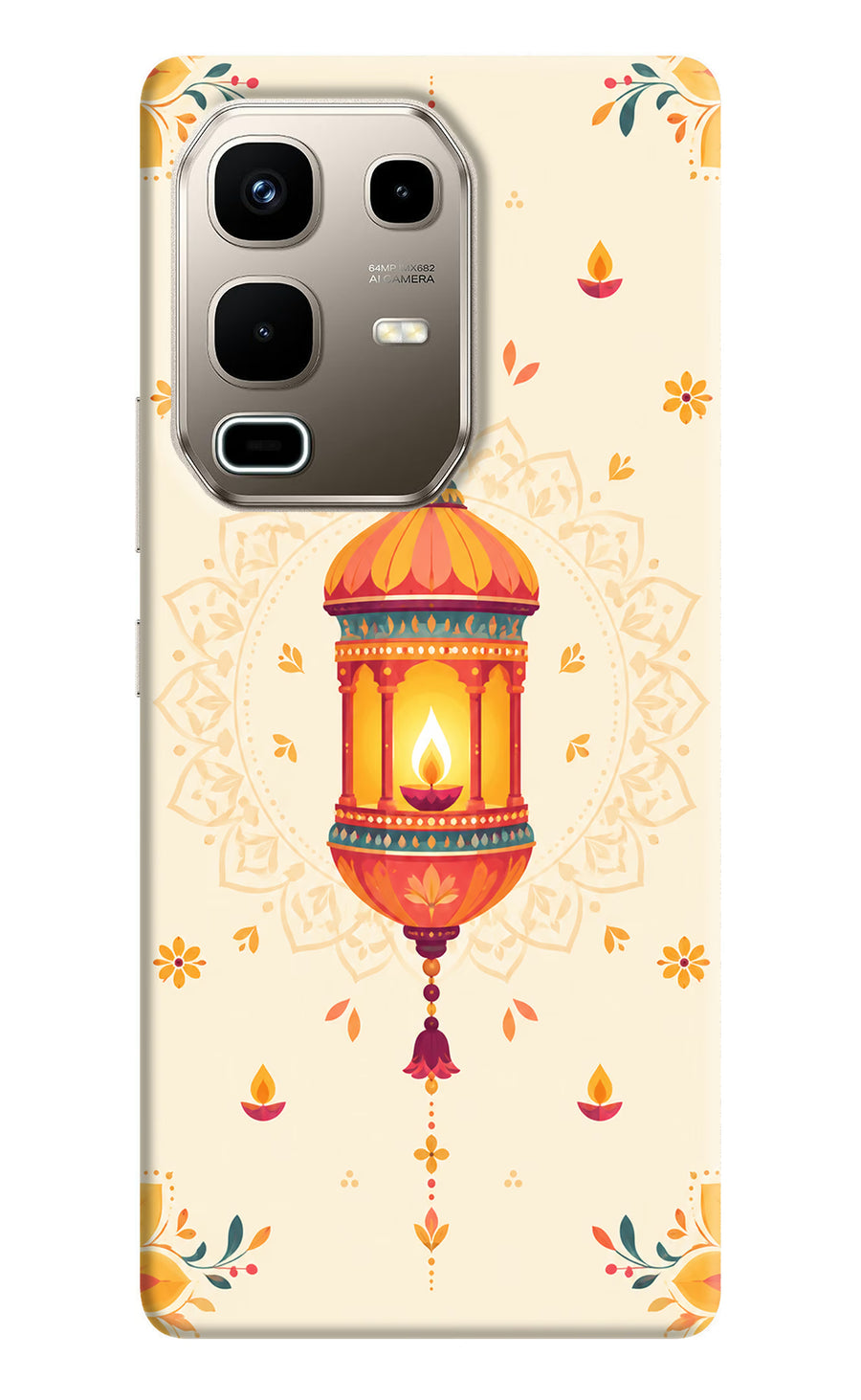 Golden Lantern Infinix Note 50s 5G Plus Back Cover, Hard case