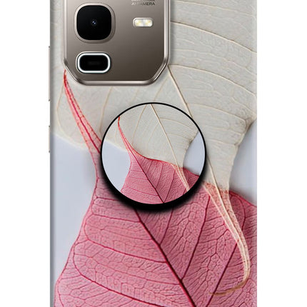 White Pink Leaf Infinix Note 50s 5G Plus Pop Case by Casekaro