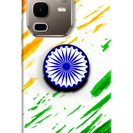 Indian Flag Ashoka Chakra Infinix Note 50s 5G Plus Pop Case by Casekaro