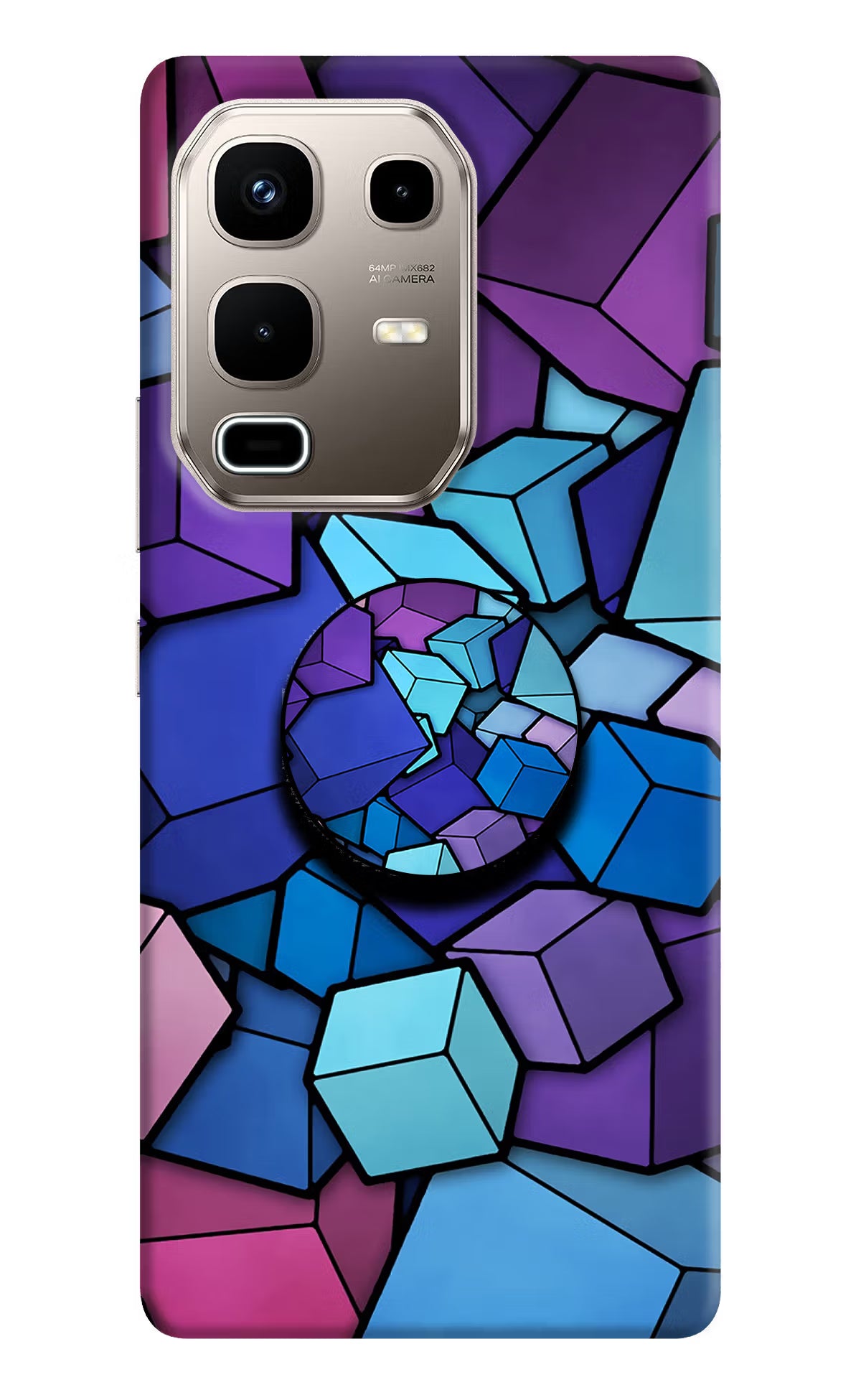 Cubic Abstract Infinix Note 50s 5G Plus Pop Case