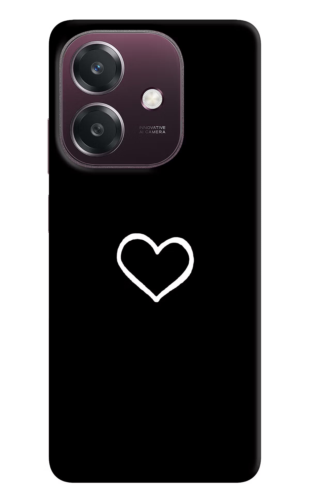 Heart Oppo A3 5G Back Cover
