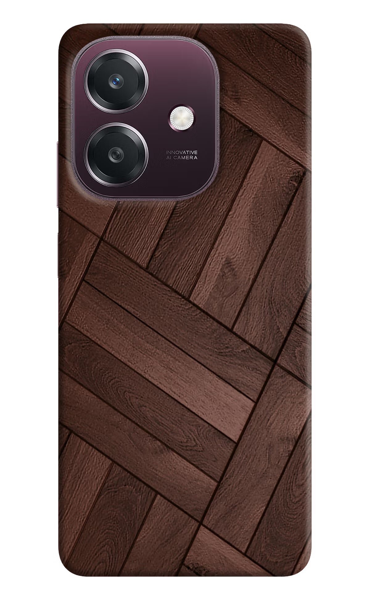 Wooden Texture Design Oppo A3 5G Back Cover