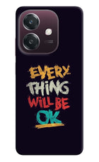 Everything Will Be Ok Oppo A3 5G Hard Case Back Cover by Casekaro