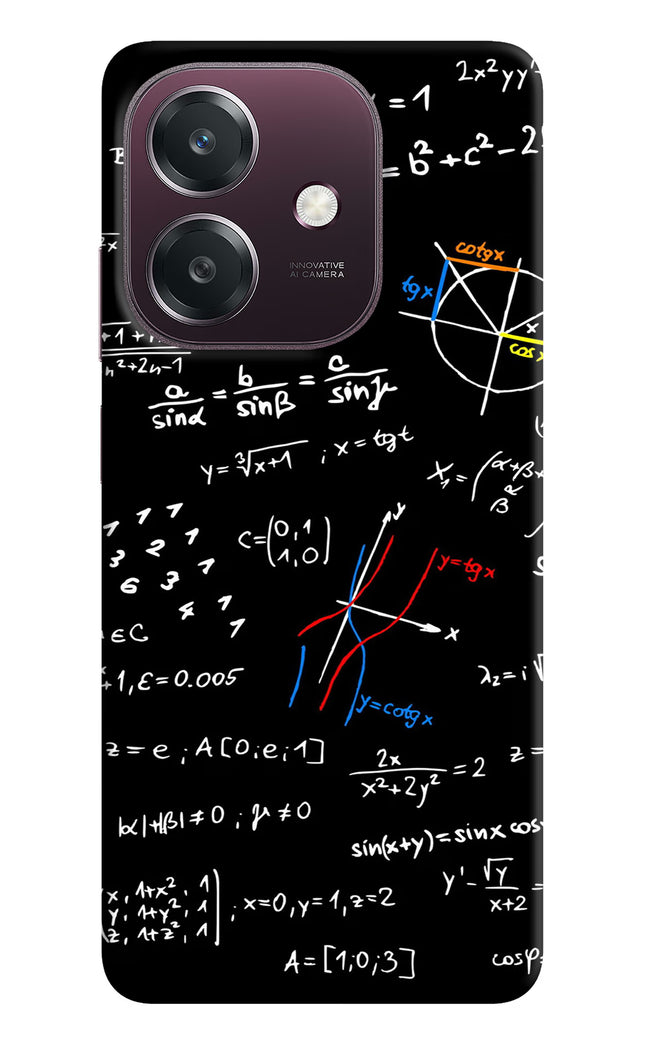 Mathematics Formula Oppo A3 5G Hard Case Back Cover by Casekaro