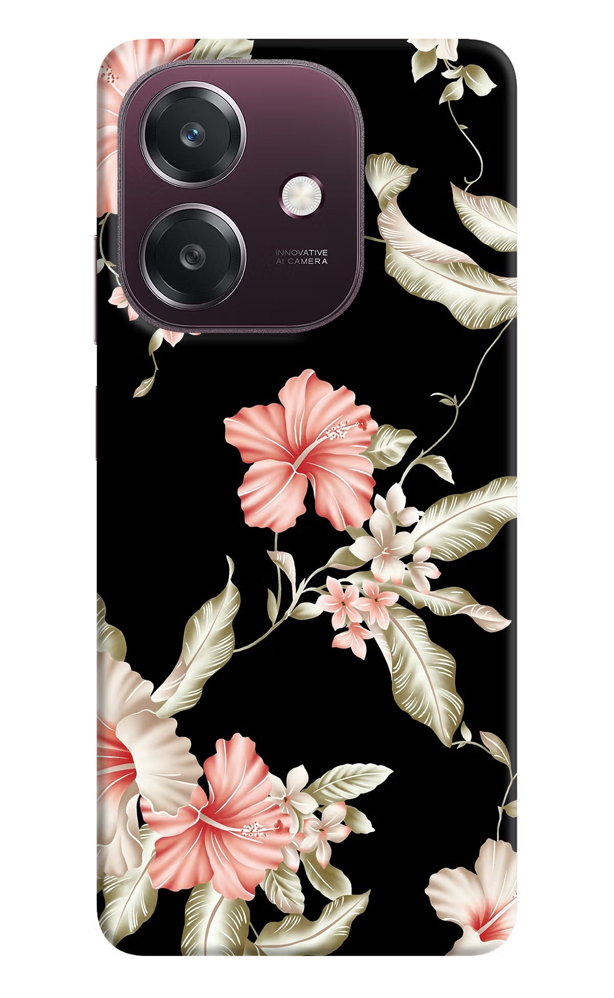 Flowers Oppo A3 5G Back Cover