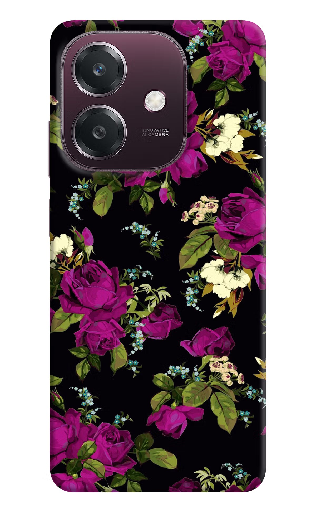 Flowers Oppo A3 5G Back Cover