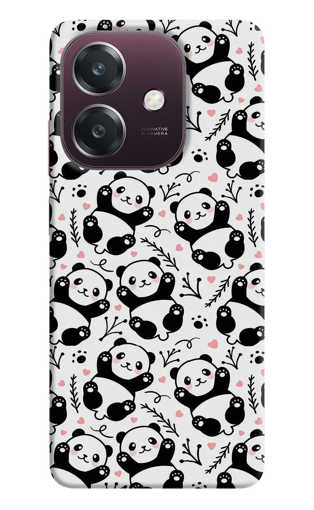 Cute Panda Oppo A3 5G Hard Case Back Cover by Casekaro