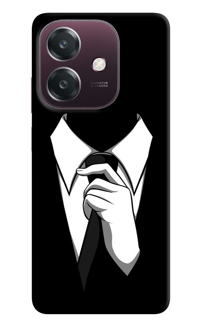 Black Tie Oppo A3 5G Hard Case Back Cover by Casekaro