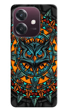 Angry Owl Art Oppo A3 5G Hard Case Back Cover by Casekaro
