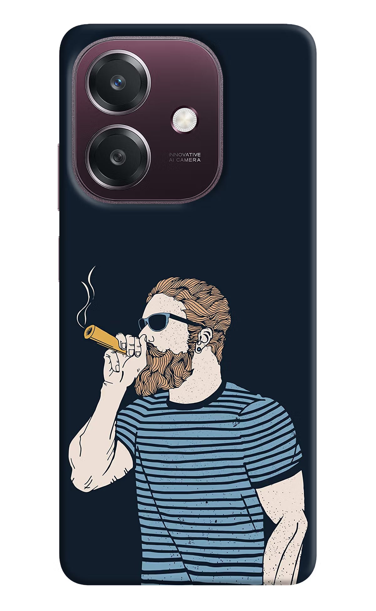 Smoking Oppo A3 5G Back Cover
