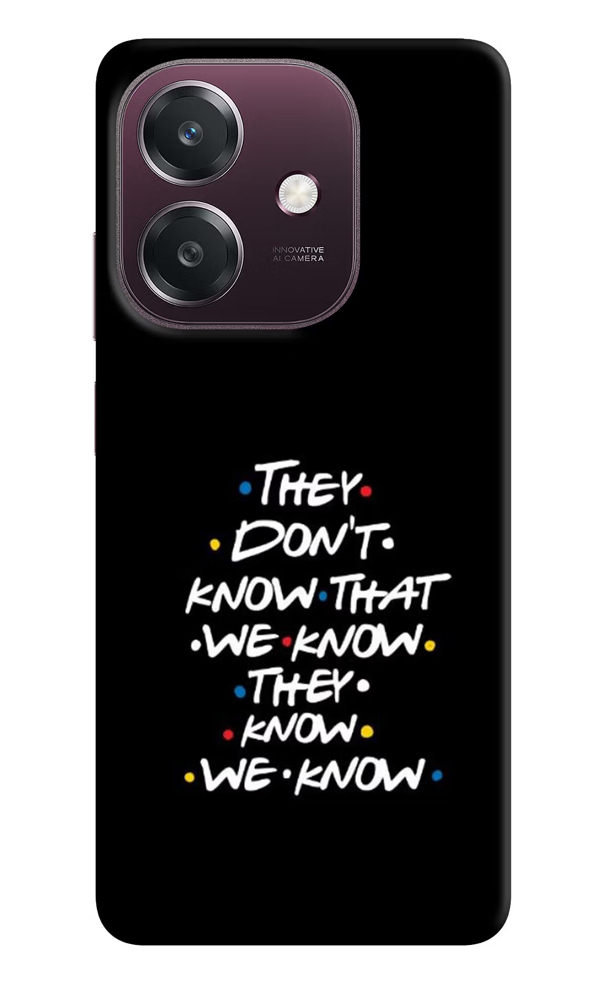 FRIENDS Dialogue Oppo A3 5G Back Cover