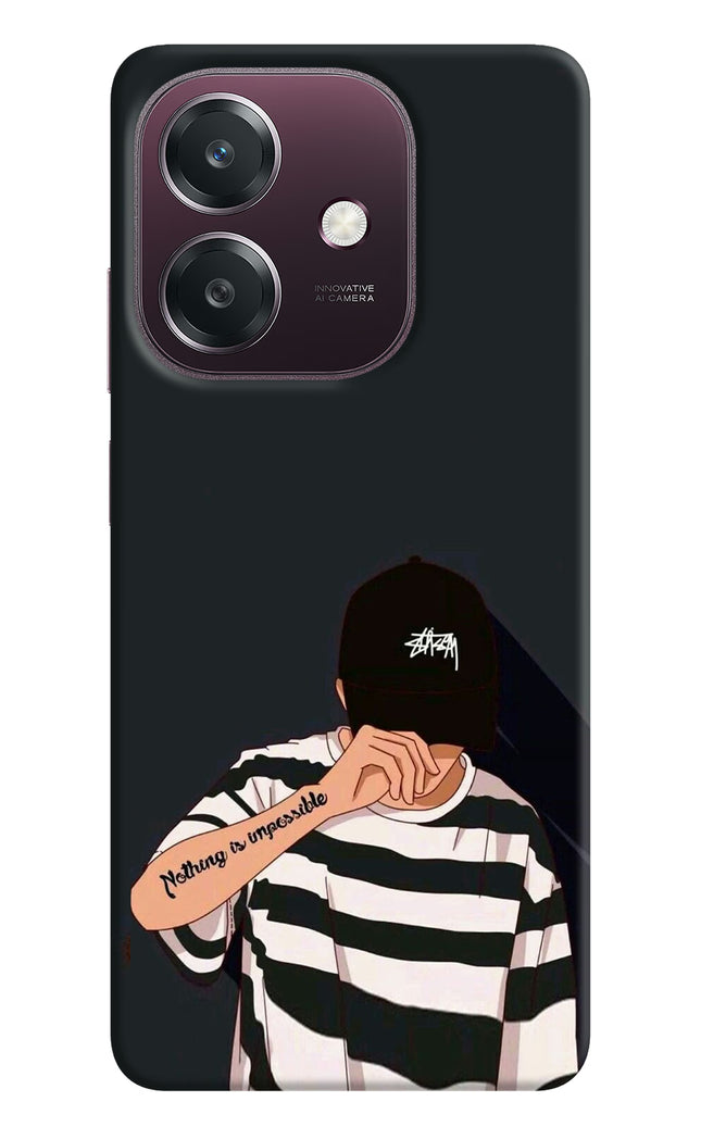 Aesthetic Boy Oppo A3 5G Hard Case Back Cover by Casekaro