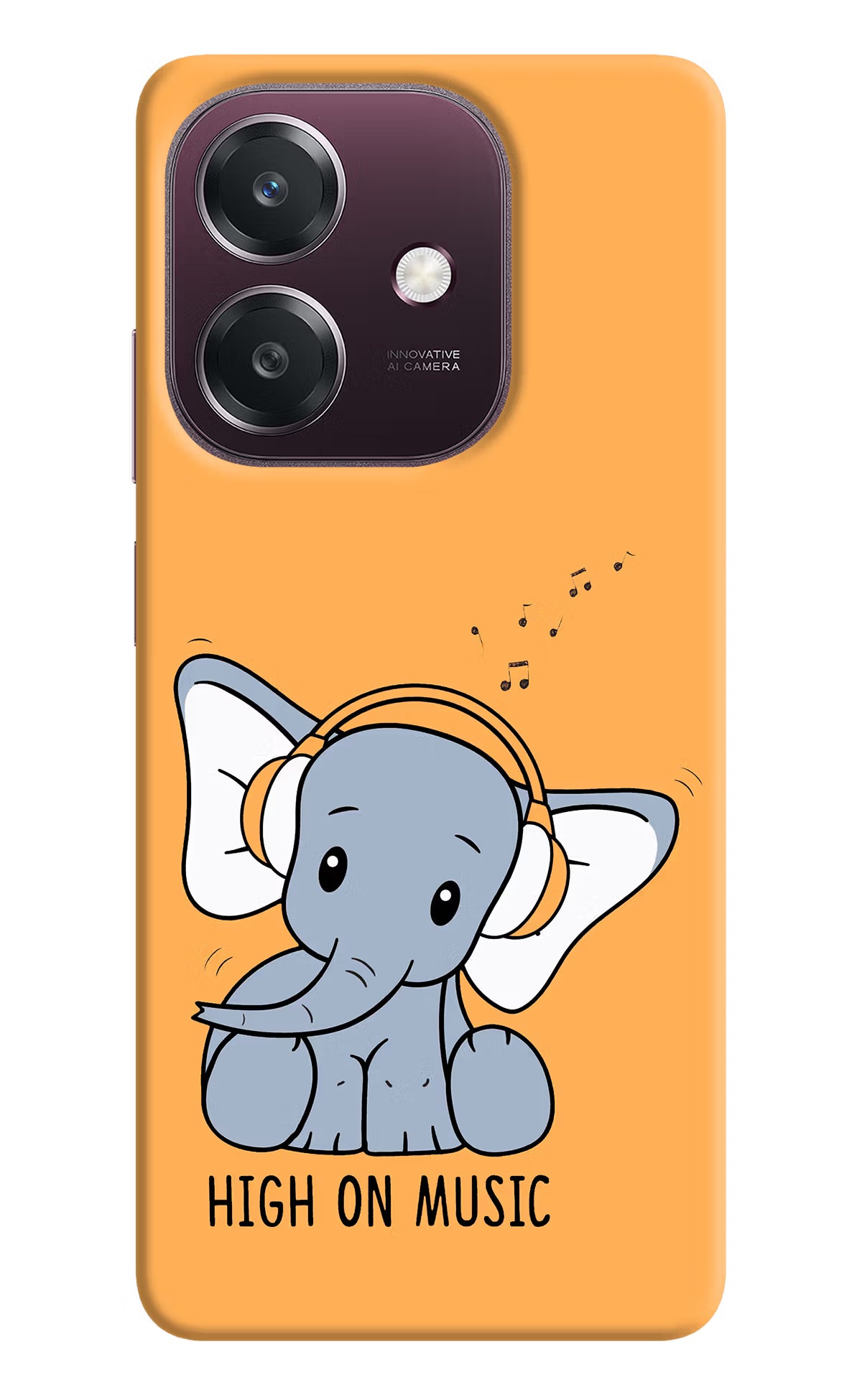 High On Music Oppo A3 5G Back Cover