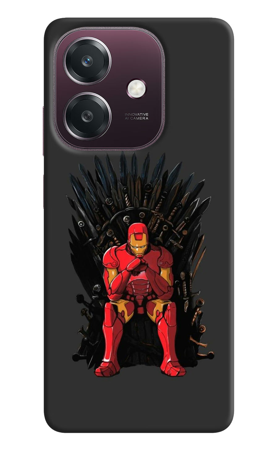Ironman Throne Oppo A3 5G Back Cover, Hard case