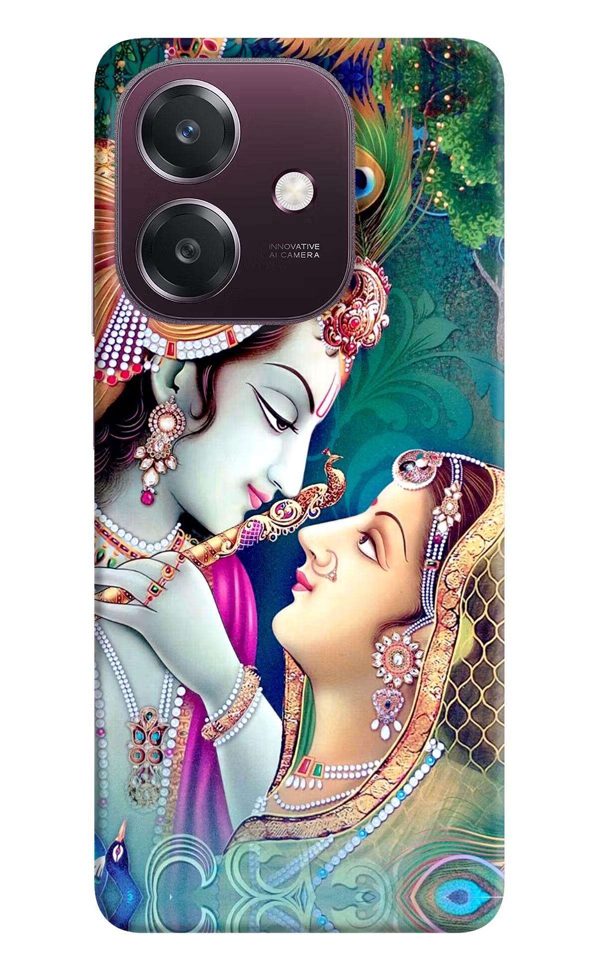 Lord Radha Krishna Oppo A3 5G Back Cover