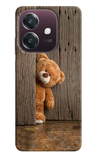 Teddy Wooden Oppo A3 5G Hard Case Back Cover by Casekaro
