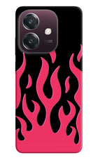 Fire Flames Oppo A3 5G Hard Case Back Cover by Casekaro