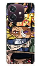Naruto Character Oppo A3 5G Hard Case Back Cover by Casekaro