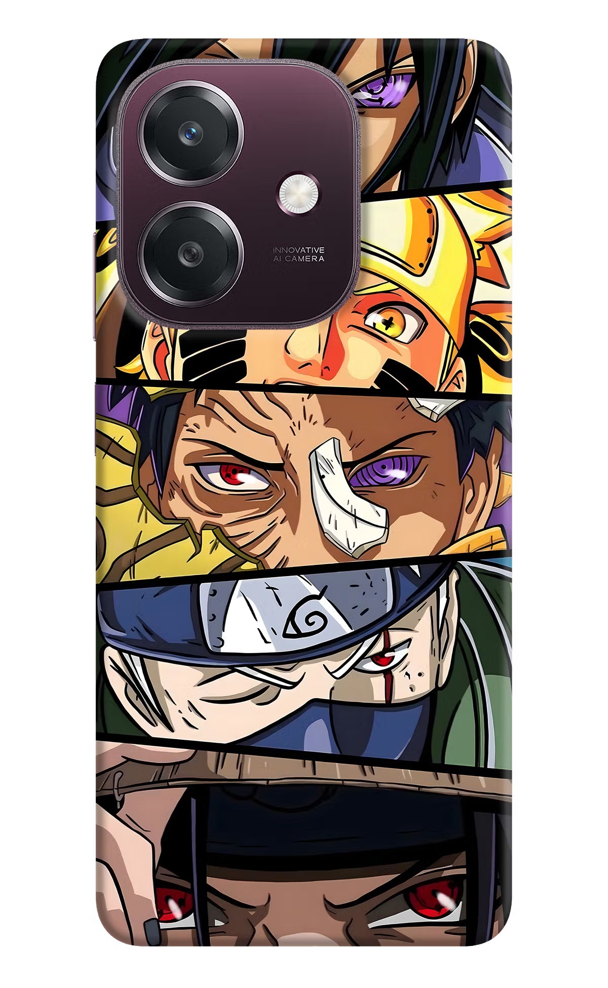 Naruto Character Oppo A3 5G Back Cover