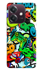 Game Doodle Oppo A3 5G Hard Case Back Cover by Casekaro